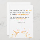 Bijbelvers met nummer 6:24 - De Heer zonder U Kaart (Voorkant / Achterkant)