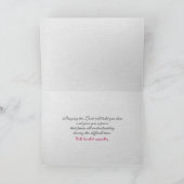 Bijbelvers met tulpensympathie kaart (Binnen)