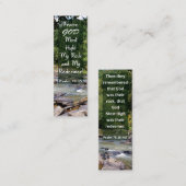 Bijbelvers Mijn Rock Mijn Verlosser Mini Bladwijze Contactkaartje (Voorkant / Achterkant)