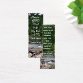 Bijbelvers Mijn Rock Mijn Verlosser Mini Bladwijze Visitekaartjes (Bureau)