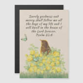 Bijbelvers natuur kunst - magneet ansichtkaart magnetische uitnodiging (Voorkant / Achterkant)