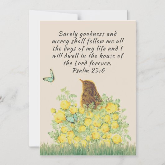 Bijbelvers natuur kunst - magneet postkaart magnetische uitnodiging (Voorkant)