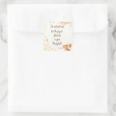 Bijbelvers - Nehemiah 8:10 Notitieboek Vierkante Sticker (Tas)