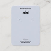 Bijbelvers Oorbellen Display Business Card Visitekaartje (Voorkant)