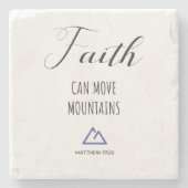 Bijbelvers op geloofssteen onderzetter (Voorkant)
