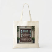 Bijbelvers Openbaring 3:20 Canvas tas-n4 Tote Bag (Voorkant)