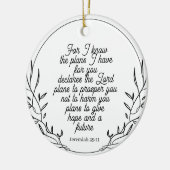 Bijbelvers Ornament - Jeremia 29:11 Ornament (Links)