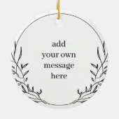 Bijbelvers Ornament - Jeremia 29:11 Ornament (Achterkant)