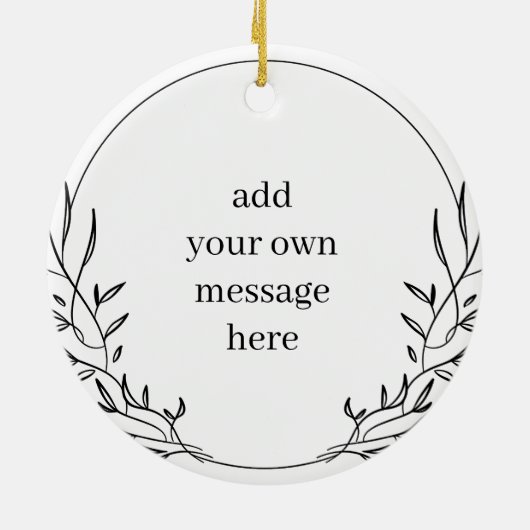 Bijbelvers Ornament - Jeremia 29:11 Ornament (Achterkant)