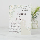 Bijbelvers Orthodoxe huwelijksuitnodiging Kaart (Staand voorkant)