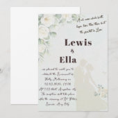 Bijbelvers Orthodoxe huwelijksuitnodiging Kaart (Voorkant / Achterkant)