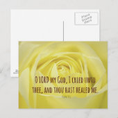 Bijbelvers over Healing Briefkaart (Voorkant / Achterkant)