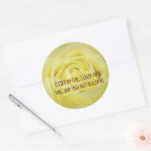 Bijbelvers over Healing Ronde Sticker (Envelop)