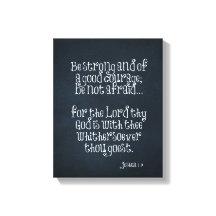 Bijbelvers over kracht en moed Joshua 1.9