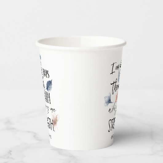 Bijbelvers Papieren Bekers (Links)