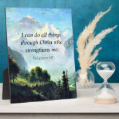 Bijbelvers, Phil 4:13, ik kan alles doen... Fotoplaat (Zijkant)