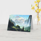 Bijbelvers, Phil 4:13, ik kan alles doen. Kaart (Gele Bloem)