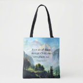 Bijbelvers, Phil 4:13, ik kan alles doen... Tote Bag (Voorkant)