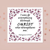 Bijbelvers Philippians Square Servet