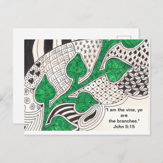 Bijbelvers Post Kaart (Voorkant / Achterkant)