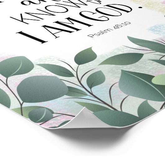 Bijbelvers Poster (Hoek)