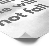 Bijbelvers poster, Christelijke wandkunst, Psalm 4 Poster (Hoek)