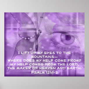 Bijbelvers poster van 121 gebeden