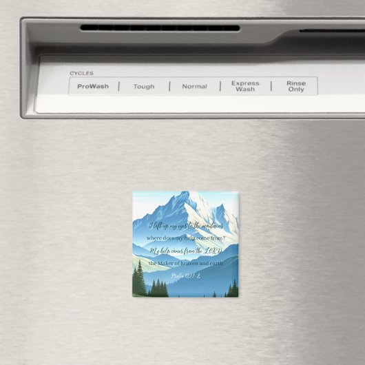 Bijbelvers Psalm 121:1-2 Magneet (Insitu (Vaatwasser))