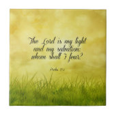 Bijbelvers, Psalm 27:1 Tegeltje (Voorkant)