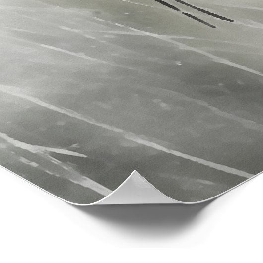 Bijbelvers Psalm 91:4 - Christelijk geloof Poster (Hoek)