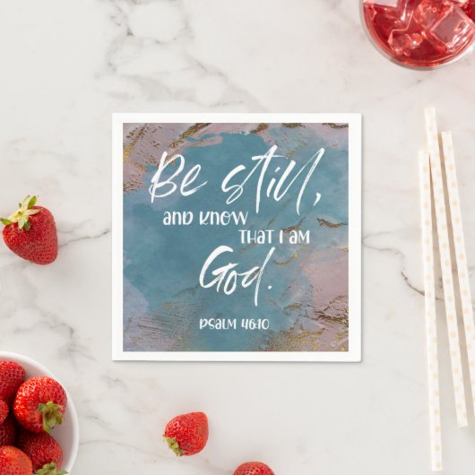 Bijbelvers Psalm Paper Napkins Servet (Insitu)