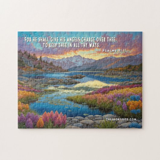 Bijbelvers Psalmen Legpuzzel (Horizontaal)