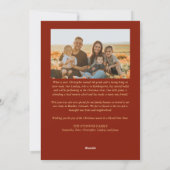 Bijbelvers Religieuze Kerst Kaart met Foto (Achterkant)