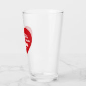Bijbelvers Rode Hart Aanmoedigend Geloven Wonder Glas (Links)