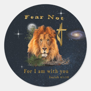 Bijbelvers Ronde Sticker