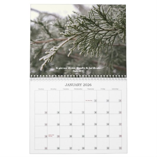 Bijbelvers Schriftkalender Psalmen Kalender (Jan 2026)