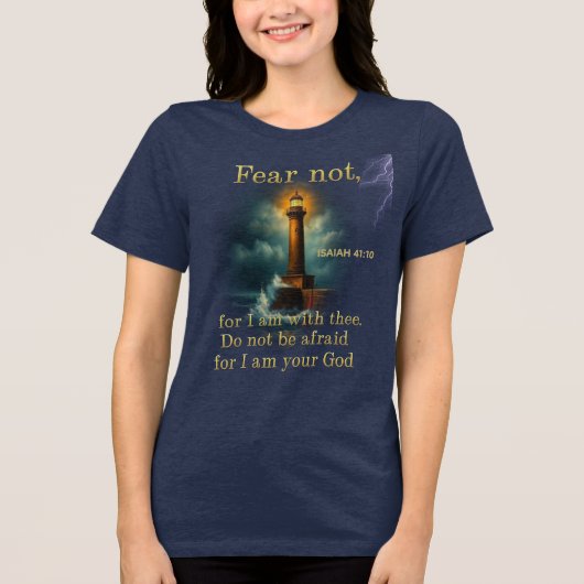 Bijbelvers Schriftuur 2-zijdig Tri-Blend Shirt (Voorkant)