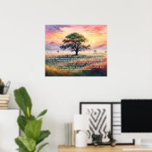 Bijbelvers Sjabloon, Waarde Poster Papier (Matte) (Thuiskantoor)