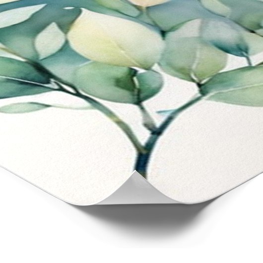 Bijbelvers Sjabloon, Waarde Poster Papier (Matte) (Hoek)