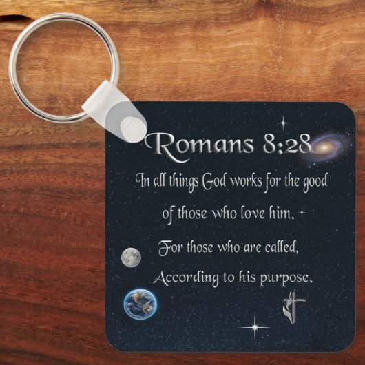 Bijbelvers Sleutelhanger (Voorkant)