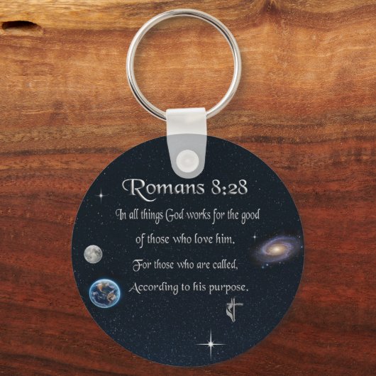 Bijbelvers Sleutelhanger (Voorkant)