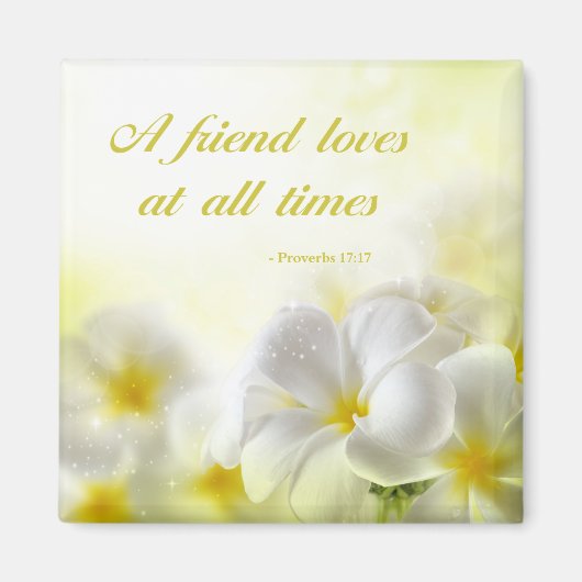 bijbelvers | Spreuken 17:17 | Magneet (Voorkant)