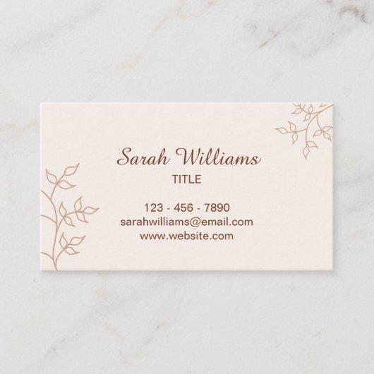 Bijbelvers Spreuken 31:25 Bloemenvrouwen Christeli Visitekaartje (Voorkant)