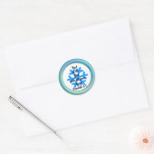 Bijbelvers Spreuken 3:5 Vertrouw Ronde Sticker (Envelop)