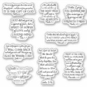 Bijbelvers Sticker (Voorkant)