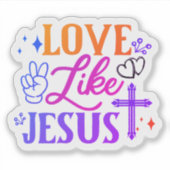 Bijbelvers Stickers van liefde en geloof (Voorkant)