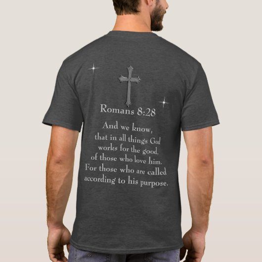 Bijbelvers T-shirt (Achterkant)