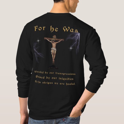 Bijbelvers T-shirts 2-zijdig ontwerp (Achterkant)