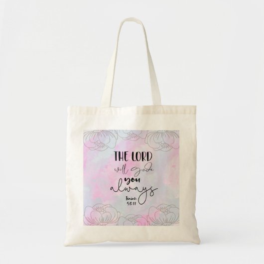 Bijbelvers Tote Tas (Voorkant)
