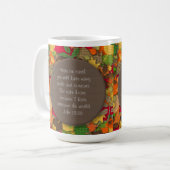 Bijbelvers-Trials en Thanksgiving-Mok Koffiemok (Voorkant links)